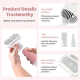 3-in-1 Pet Grooming Hair Dryer & Hot Air Comb - Reduces Shedding & Tangles, Warm Air Drying, Suitable for Cats and Dogs