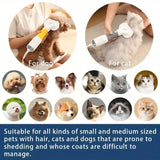 3-in-1 Pet Grooming Hair Dryer & Hot Air Comb - Reduces Shedding & Tangles, Warm Air Drying, Suitable for Cats and Dogs